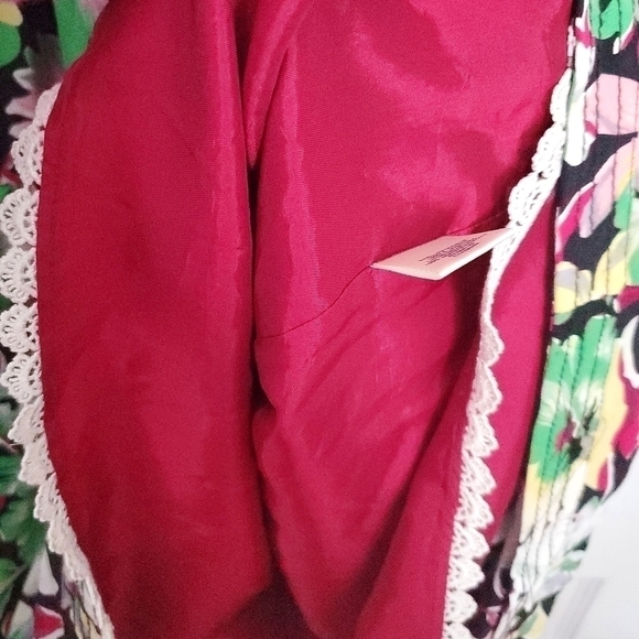 MOULINETTE Souers Tiered Floral 100% Silk Dress - Picture 4 of 6